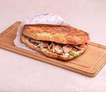 Большая и вкусная в чиабатте