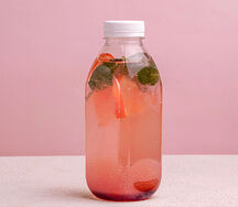 Домашний лимонад Манго-клубника