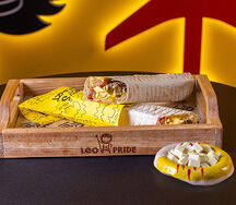 Шаверма с говядиной Сырная