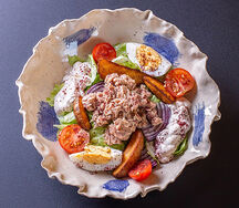 Салат с тунцом и молодым картофелем