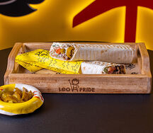 Шаверма с говядиной спайси