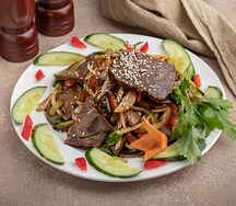 Салат из говядины