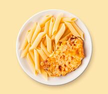 Свинина по-французски с макаронами