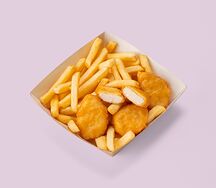 Картошка бокс с наггетсами