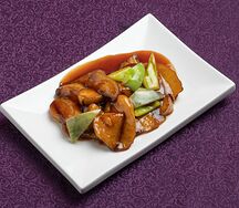 Р020 Баклажаны со сладким перцем в соевом соусе