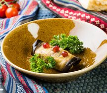 Баклажаны с орехами