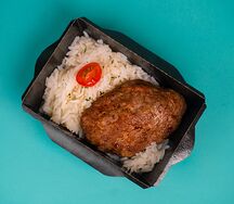 Котлета куриная с рисом