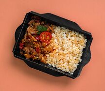 Куриная грудка терияки с рисом