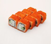 Ролл калифорния чиз с крабом