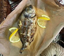 Дорадо на мангале