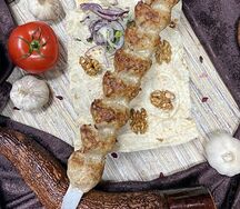 Люля-кебаб из курицы с сыром