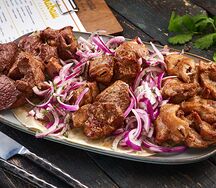 Шашлык из куриного бедра