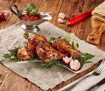 Шашлык из куриной голени