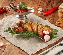 Шашлык из куриных крыльев