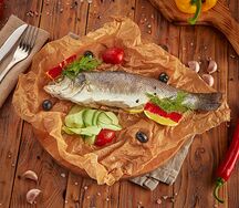 Сибас отварной