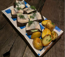 Тапас с сельдью