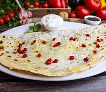 Кутаб с мясом