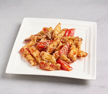 Салат Баклажаны в кисло-сладком соусе