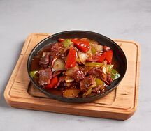 Говядина на сковородке