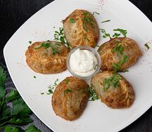 Манты жареные