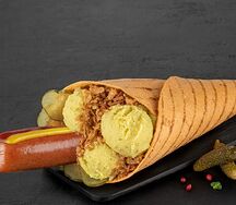 Рулле с куриной колбаской