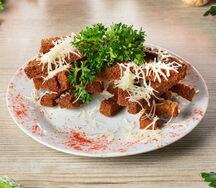 Гренки чесночные