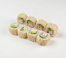 Ролл Калифорния с кунжутом