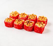 Ролл Запеченный калифорния с копченым угрем
