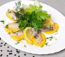 Сельдь с картофелем