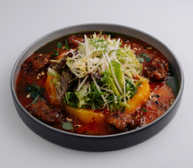 Салат тёплый с куриной печенью