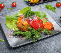 Салат из печеных овощей