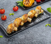 Грибы на мангале