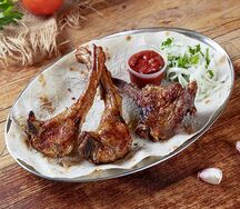 Шашлык из бараньей корейки