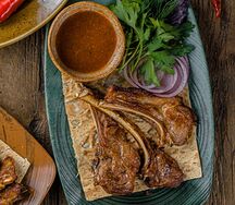 Шашлык из бараньей корейки