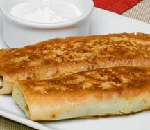Блинчик с творогом