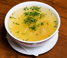 Домашняя лапша с курицей