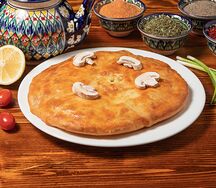Хачапури с грибами