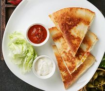 Кесадилья с грибами