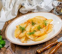 Картофель жаренный по-домашнему