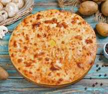 Осетинский пирог с картошкой и грибами