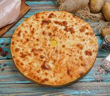 Осетинский пирог с курицей картошкой