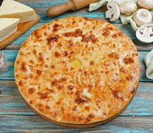 Осетинский пирог с сыром и грибами