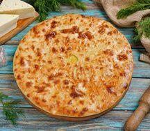 Осетинский пирог с сыром и зеленью