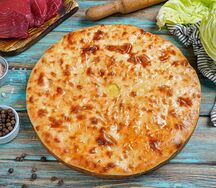 Осетинский пирог с мясом и капустой