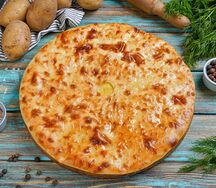 Осетинский пирог с картошкой и зеленью