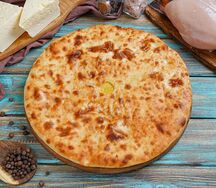 Осетинский пирог с курицей и сыром