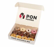 Глазированный бокс с посыпкой