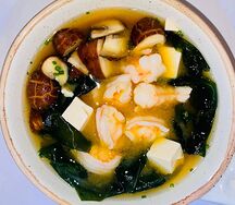 Мисо суп с креветками