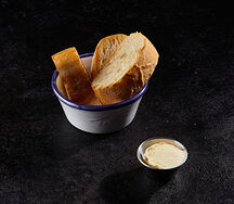 Хрустящая чиабатта с кукурузным кремом