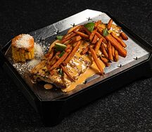 King Size с соусом кимчи и сладким бататом